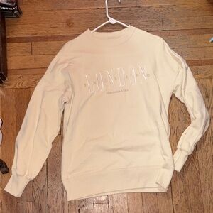 Abercrombie & Fitch Cream Crewneck